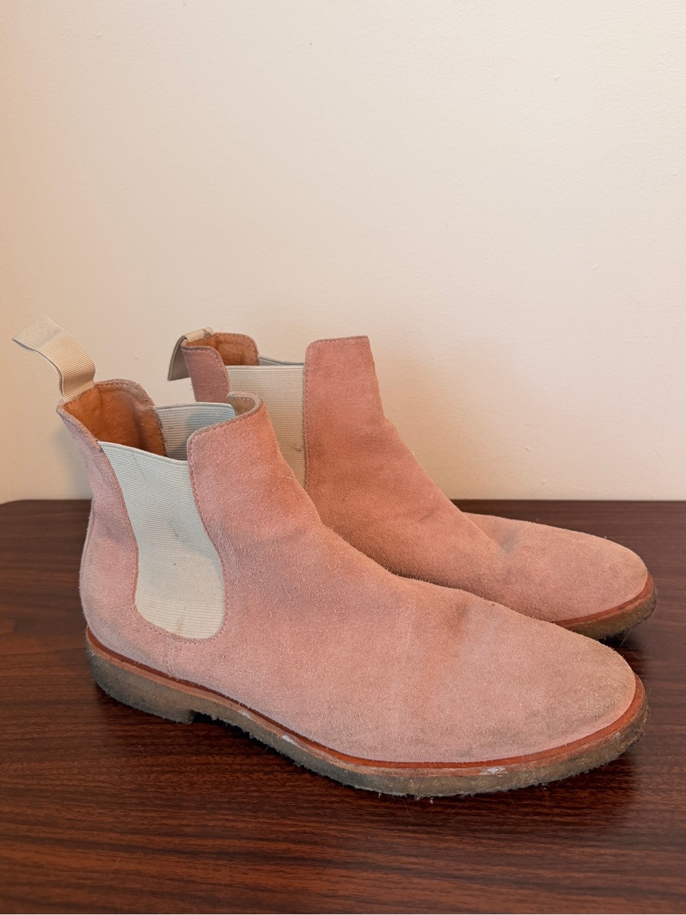 New Republic Sonoma Dusty Pink Suede Chelsea Boots Men’s 9 EU 42